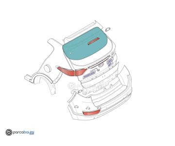 Sportage Arka Cam Orjinal | 87110F1000