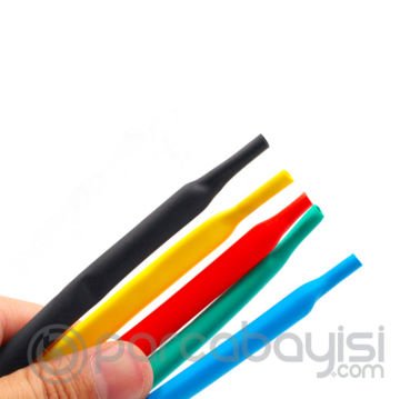 Ally 5 Renk Makaron Isı İle Daralan Kablo Seti 530 Adet 8 Boy Set