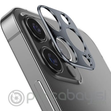 İPhone 12 Pro 3D Metal Kamera Koruyucu Metal Lens