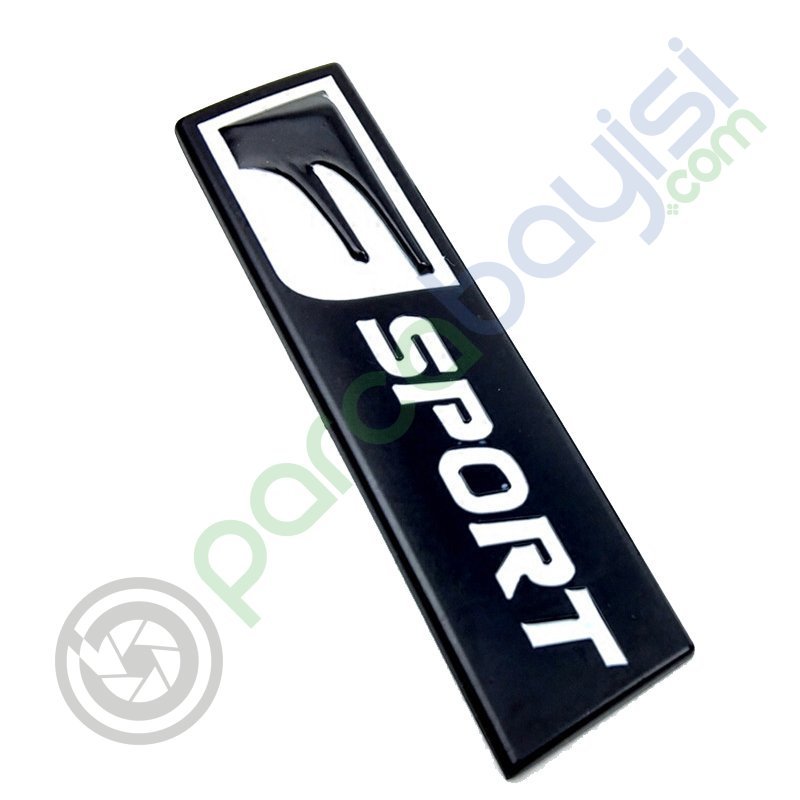 F Sport 3D Metal Sticker Metal Amblem Büyük Boy