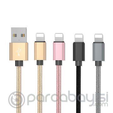 Ally İPhone İOS 3.0A Hızlı Şarj Halat Usb Kablo 20cm