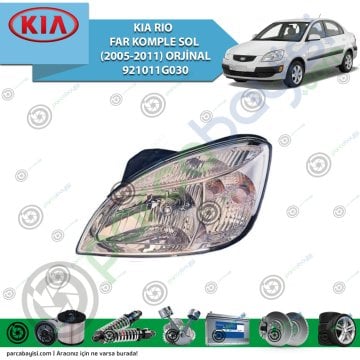 Kia Rio Far Sol Komple Orjinal | 921011G030