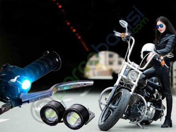 Motosiklet Led Işık Çakarlı Aydınlatma Lambası Mavi-Kırmızı Çakarlı 2Li Set