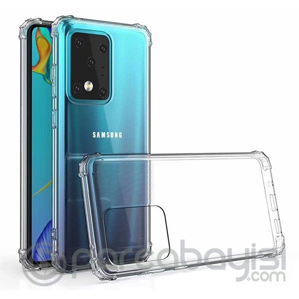 Ally Samsung Galaxy S20+ Ultra Anti-Drop Darbe Emici Silikon Kılıf