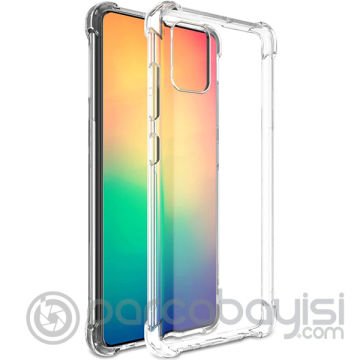 Ally Samsung Galaxy S10 Lite-A91 Anti-Drop Darbe Emici Silikon Kılıf