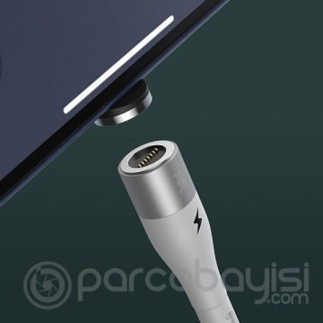 Baseus Zinc Magnetic İPhone 12,11,XS,XR Mıknatıslı Usb Şarj Kablosu 1metre