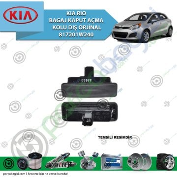 Kia Rio Bagaj Kaput Açma Kolu Dış Orijinal | 817201W240