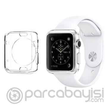 Ally Apple İwatch 1-2-3 42 Mm Ultra Slim Soft Silikon Kılıf