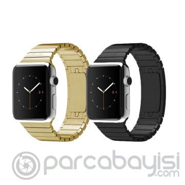 Ally Apple Watch 7-8 45mm 6-5-4 44mm Paslanmaz Çelik Kayış Kordon 3-2-1 42mm