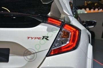 Type R Metal 3D Logo Amblem Sticker Kırmızı Siyah