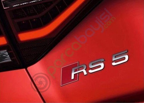 Rs5 Metal 3D Logo Amblem Sticker