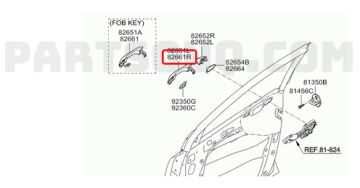 Kia Sportage Kapı Kol Dış Sağ Orjinal | 82661F1010