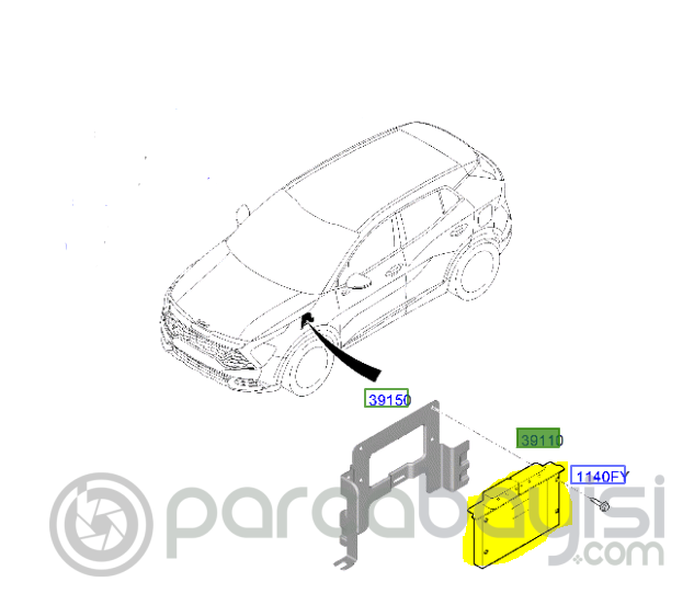 Kia Sportage Elektronik Kontrol Ünitesi Orjinal | 391352mfa0