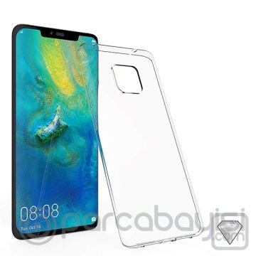 Gor Huawei Mate 20 Pro Kamera Korumalı Ultra Slim Soft Silikon Kılıf