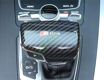 Audi A4 2016-19 Arası Uyumlu Vites Topuzu Karbon Kapak