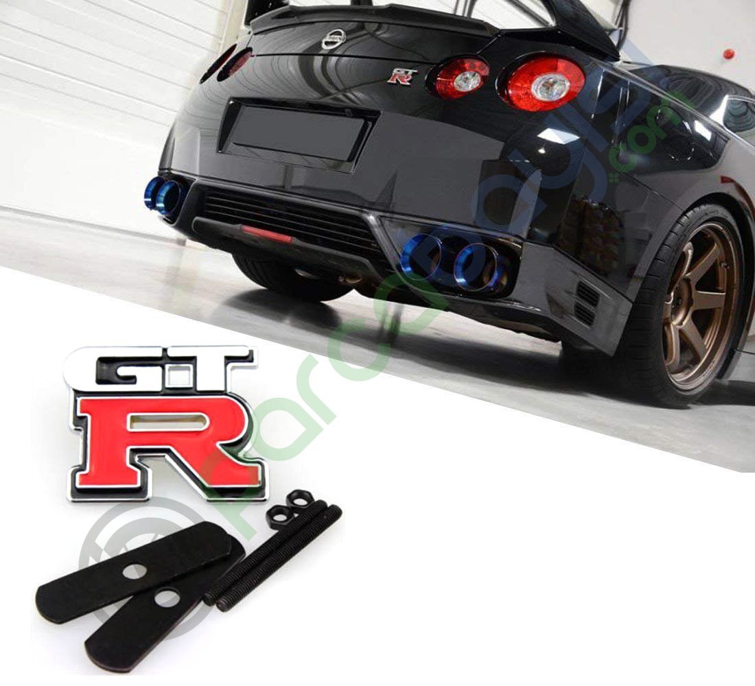 Gtr Metal 3D Amblem Ön Panjur Logosu Orjinal Style Kırmızı