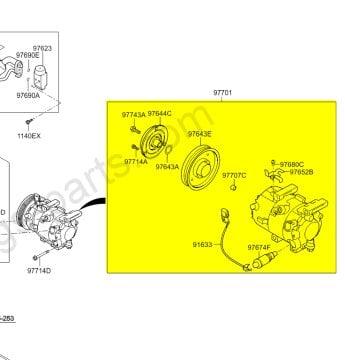 Kia Ceed Klima Komple Orjinal | 97701A6500