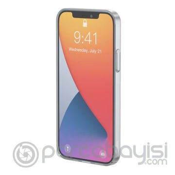 Baseus İPhone 12 Pro Max 6.7 Comfort İnce Şeffaf Kılıf Matte PP Kılıf