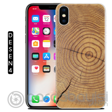 Ally İphone X Xs Mermer Desenli Soft Silikon Kılıf