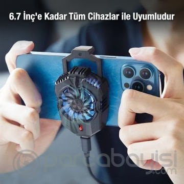 HOCO GM10 Hava Soğutmalı Cep Telefon Soğutma Fanı Radyatör Soğutucu