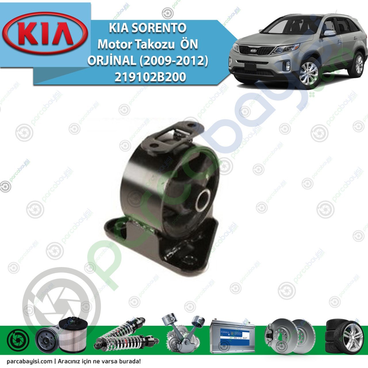 Kia Sorento Motor Takozu Ön Orijinal | (2009-2012) 219102B200