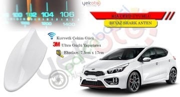 Kia Ceed Uyumlu Beyaz Shark Anten Köpek Balığı Anten