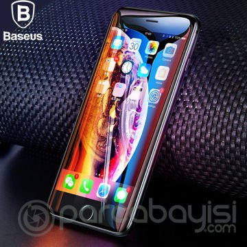 Baseus İPhone 8-7-6-6S 3D 0,23MM Full Kırılmaz Cam Ekran Koruyucu