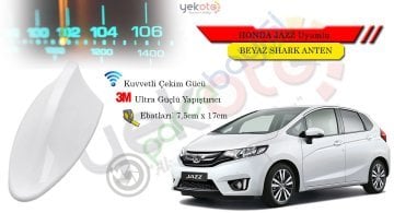 Honda Jazz Uyumlu Beyaz Shark Anten Köpek Balığı Anten