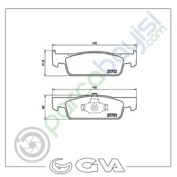 Renault Clio Iıı Ön Balata Seti 2006 Sonrası 410602581R-410605612R