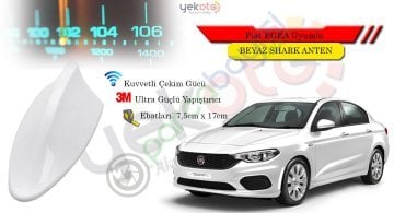 Fiat Egea Uyumlu Beyaz Shark Anten Köpek Balığı Anten