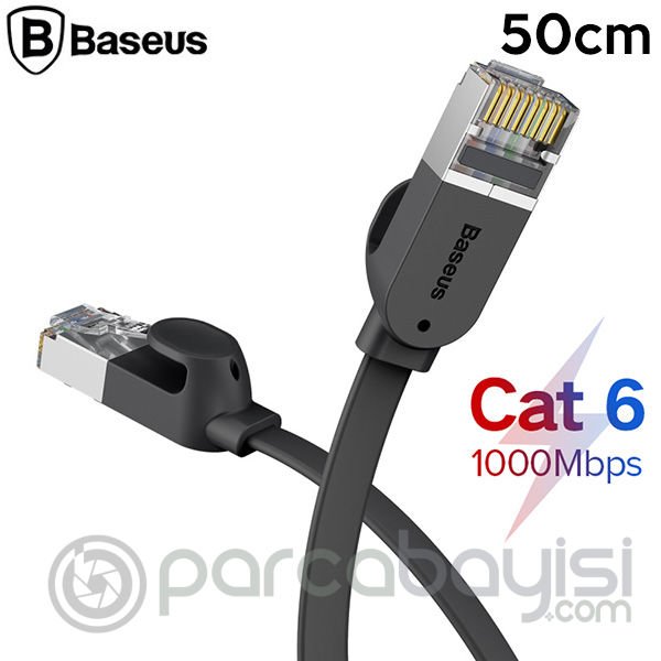 Baseus high Speed Six types of RJ45 Gigabit Ethernet kablosu (round cable)0.5m