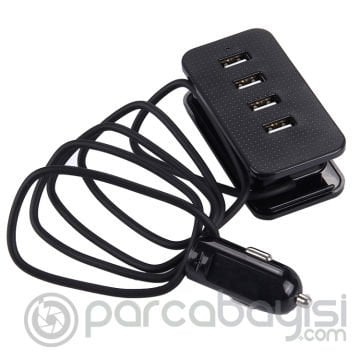 Ally 5v 4.1a 4- USB Port Çıkışlı Çoklu Usb Araç Şarjı