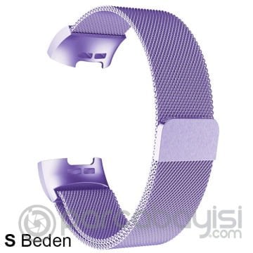 Fitbit Charge 3 Metal Milano Loop Kayış Kordon(s Beden)