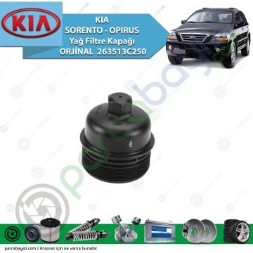 Kia Sorento - Opırus Yağ Filtre Kapağı Orjinal | 263513C250