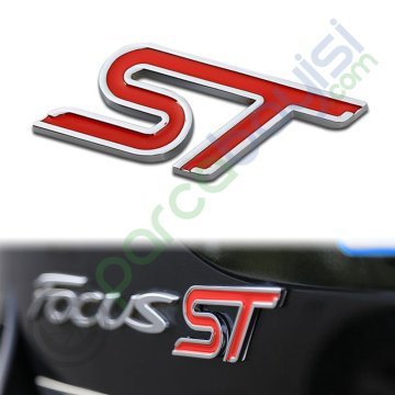 St Metal 3D Amblem Logo Orjinal Style Sticker