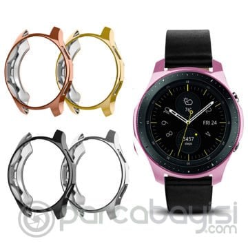 Ally Samsung Watch 46mm Lazer Kaplama Slim Silikon Bumber Kılıf