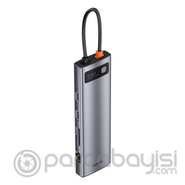 Baseus Metal Gleam Series 100W 11 in1 Type-C HUB Adaptör Çoklayıcı