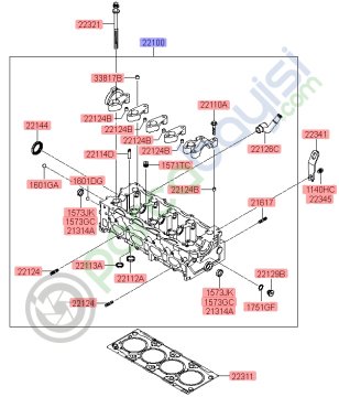 Silindir Kapağı Orjinal | 2210027750