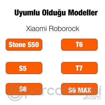 Xiaomi Roborock Stone S50 - T6 - T7 - S5 - S6 - S5 Max Ana Fırça Akıllı Süpürge Süpürücü Fırçası