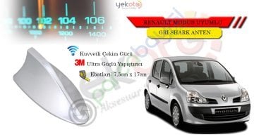 Renault Modus Uyumlu Gri Shark Anten Köpek Balığı Anten