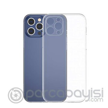 Baseus Simple Case İPhone 12 Pro 6.1 İnce Şeffaf Silikon Kılıf