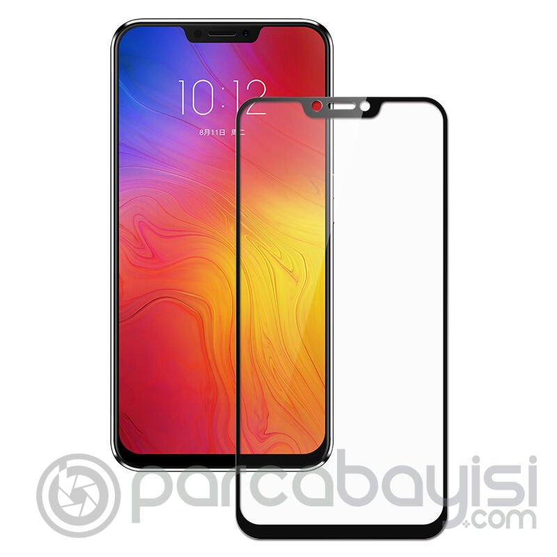 Lenovo Z5 Full Kaplama Tempered  Cam Ekran Koruyucu