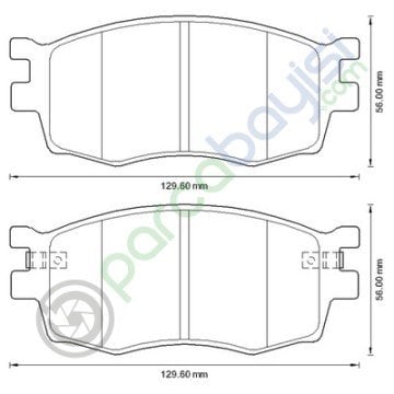 Hyundai İ20 Ön Balata Seti 581011Ge00-581011Ja10