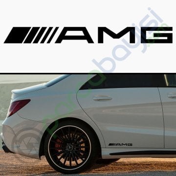 Amg 3D Metal Siyah Amblem Logo Orjinal Kalite