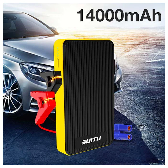 RALF SUITU 14000mAh Jump Starter Akü Takviye Seti ( Powerbank + Led Lamba)