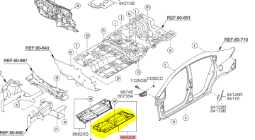 Kia Rio Alt Kapak Sol Muhafaza Orjinal | 841371W000