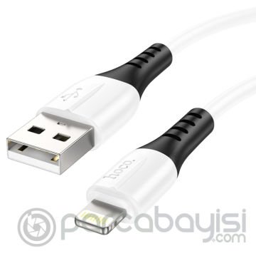 HOCO X82 iPhone Lightning to USB 2.4A Silikon Data ve Şarj Kablosu