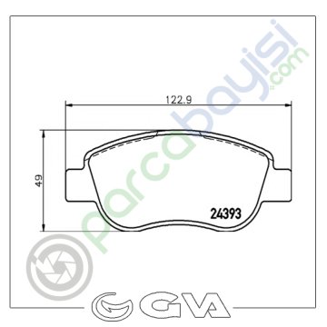 Fiat Palio Ön Balata Seti 1996 Sonrası 77363782-98845340