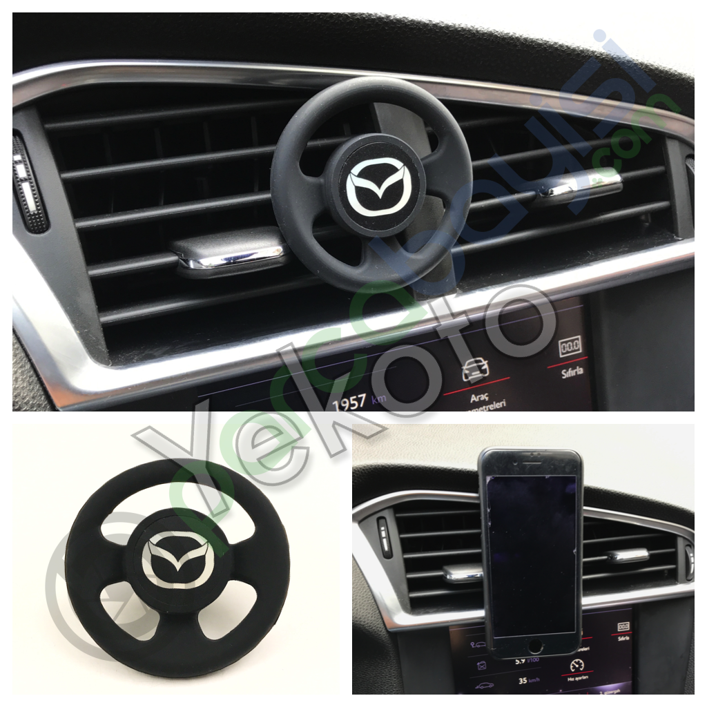 Mazda Silikon Direksiyon Telefon Tutucu Yeni Model