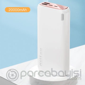 KUULAA 20000mAh Marcaroon Power bank Çift USB Çııkışlı Güç Bankası